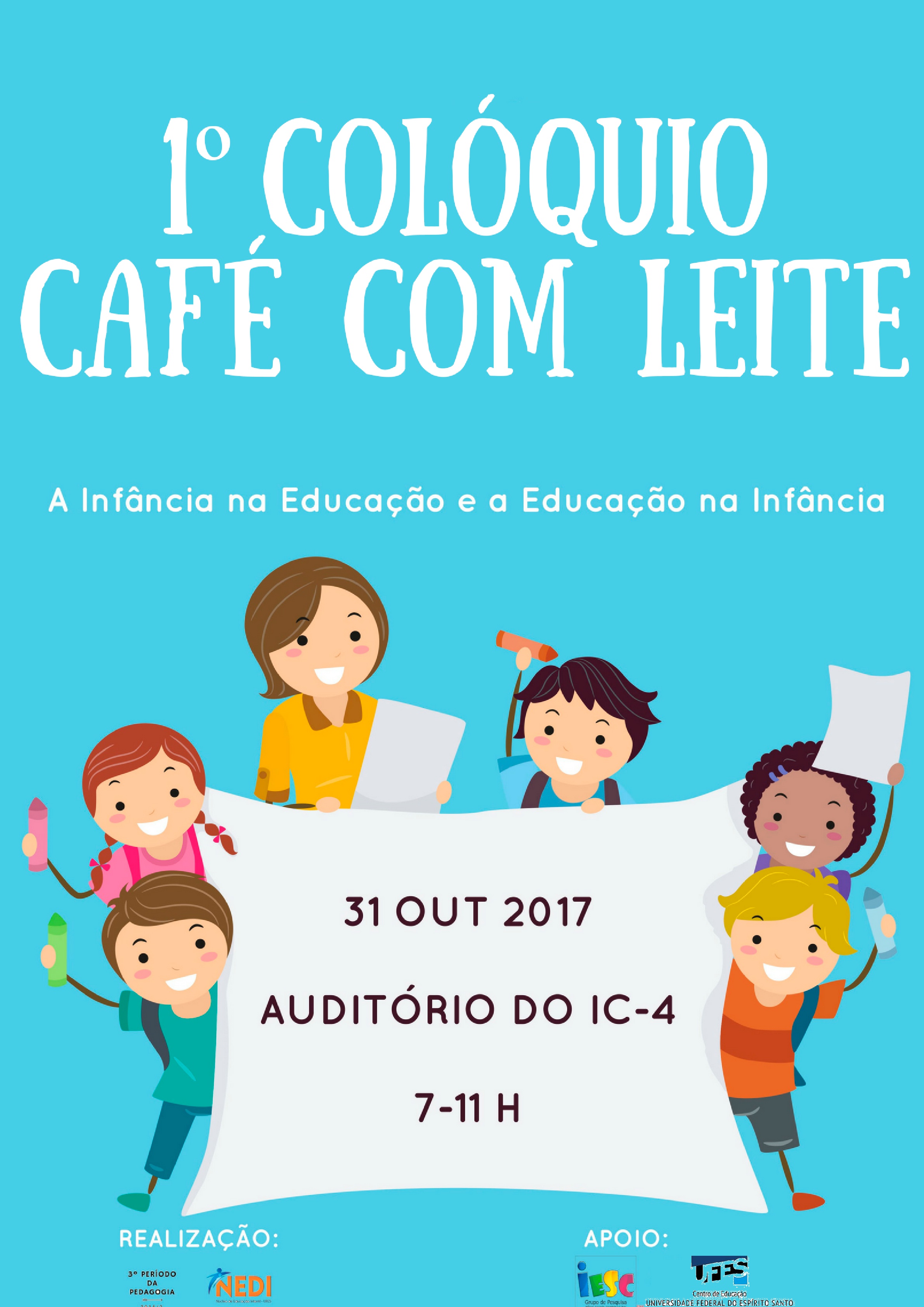 Cartaz do 1º Colóquio Café com Leite